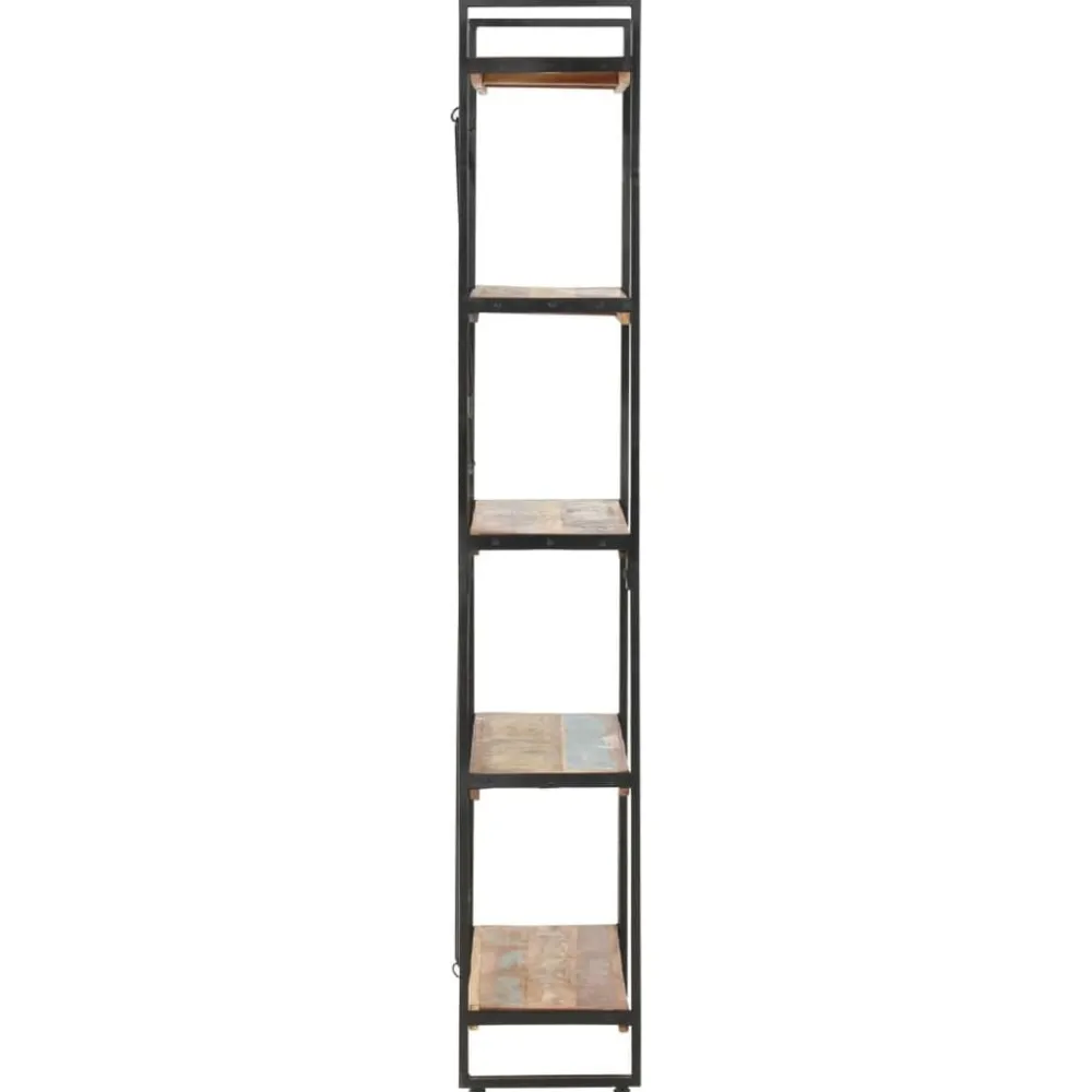 Boekenkast met 5 schappen 140x30x180 cm massief gerecycled hout>vidaXL Best