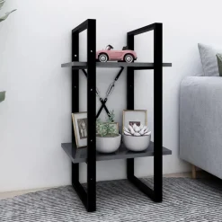 Boekenkast met 2 schappen 40x30x70 cm bewerkt hout>vidaXL Sale