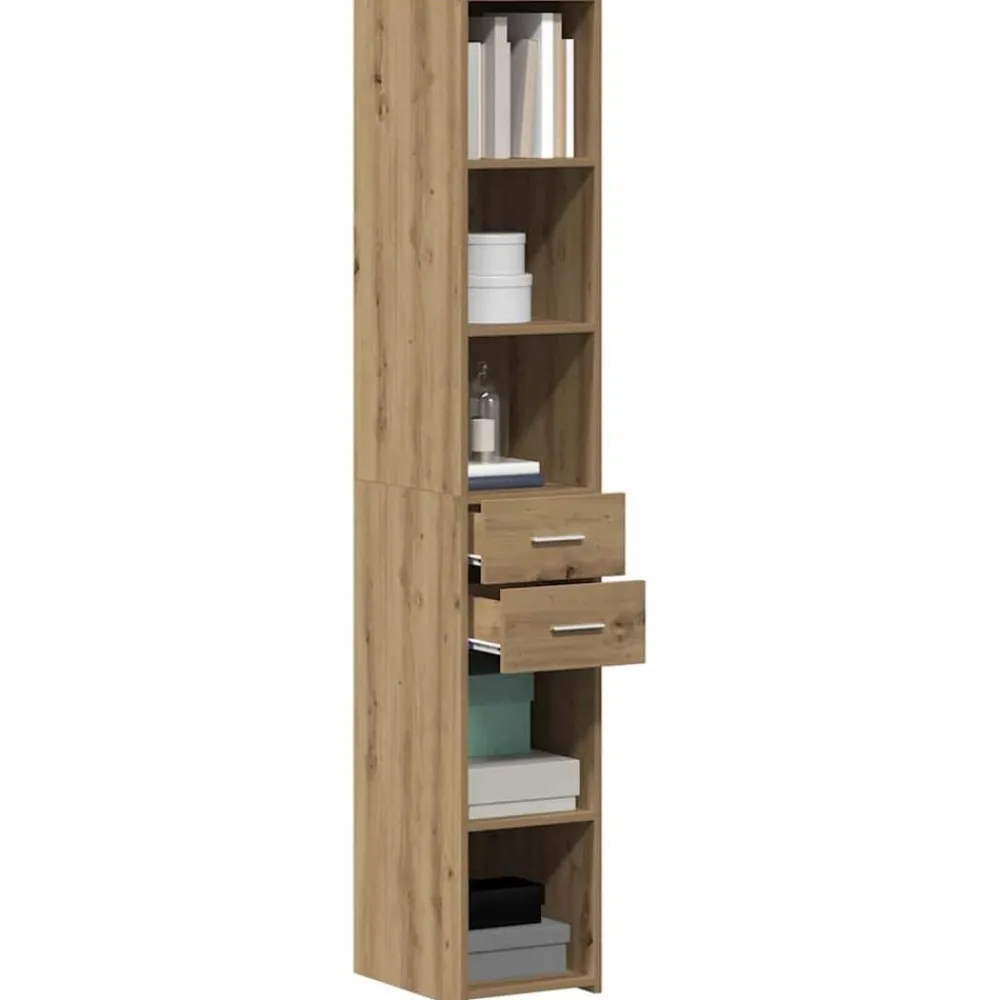 Boekenkast met lade Artisan Eiken 30 x 42.4 x 185.2 cm>vidaXL
