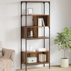 Boekenkast 76 x 33 x 188,5 cm Bewerkt hout>vidaXL New