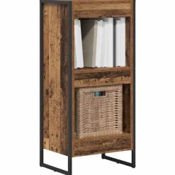 Boekenkast 80 x 30 x 155 cm Bewerkt hout><noscript><img width=