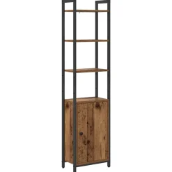 Boekenkasten & Wandplanken*vidaXL Boekenkast 40 x 24 x 161 cm Bewerkt hout Oud hout