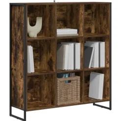 Boekenkast Rook Eik 99,5 x 30 x 108,5 cm Bewerkt hout><noscript><img width=
