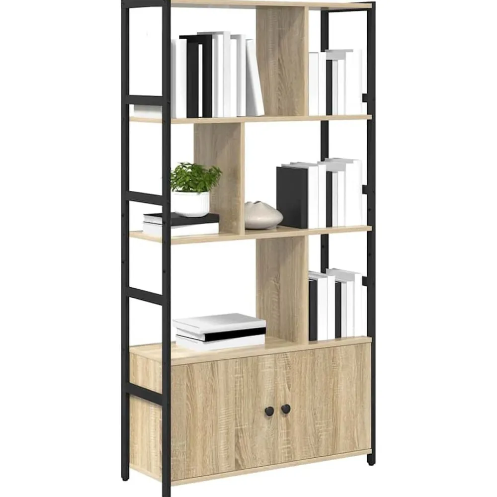 Boekenkast 80 x 30 x 155,5 cm Bewerkt hout>vidaXL New