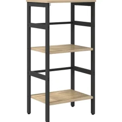 Boekenkasten & Wandplanken*vidaXL Boekenkast 40 x 29,5 x 81 cm Bewerkt hout Sonoma eiken