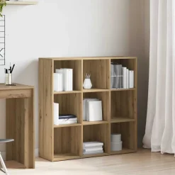Boekenkast 98x29x97,5 cm artisanaal eikenkleur><noscript><img width=