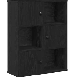 Boekenkast 60x24x76,5 cm bewerkt hout eikenkleurig>vidaXL Hot