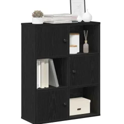 Boekenkast 60x24x76,5 cm bewerkt hout eikenkleurig>vidaXL Hot