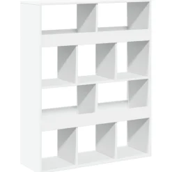 Boekenkasten & Wandplanken*vidaXL Boekenkast 100x33x125,5 cm bewerkt hout Wit