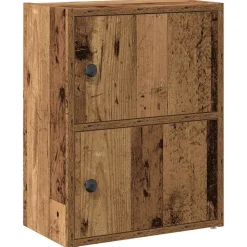 Boekenkasten & Wandplanken*vidaXL Boekenkast 40x24x52 cm bewerkt hout kleurig Oud hout