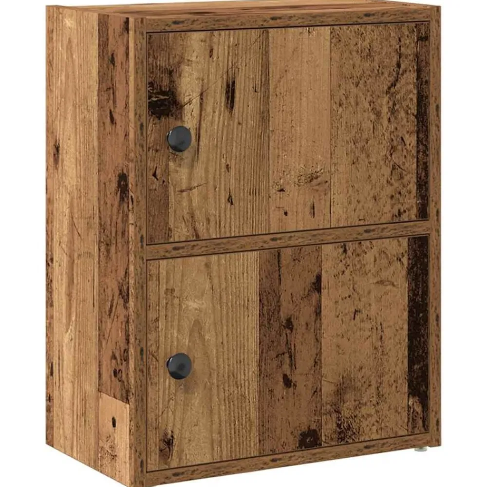 Boekenkasten & Wandplanken*vidaXL Boekenkast 40x24x52 cm bewerkt hout kleurig Oud hout