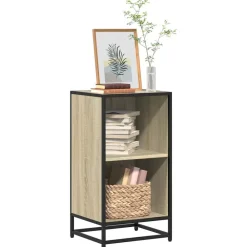 Boekenkast 40x35x76 cm bewerkt hout kleurig>vidaXL Online