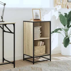 Boekenkast 40x35x76 cm bewerkt hout kleurig><noscript><img width=