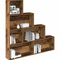 Boekenkasten & Wandplanken*vidaXL Boekenkast 157x24x160 cm bewerkt hout kleurig Oud hout