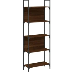 Boekenkast 155,5x24x166,5 cm bewerkt hout>vidaXL Sale