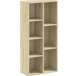 Boekenkast 50x25x105 cm bewerkt hout kleurig>vidaXL Online