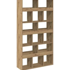 Boekenkasten & Wandplanken*vidaXL Boekenkast 100x33x187,5 cm bewerkt hout artisanaal eikenkleurig