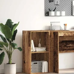Boekenkasten & Wandplanken*vidaXL Boekenkast 40x30x77 cm bewerkt hout kleurig Oud hout