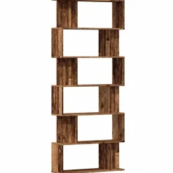 Boekenkasten & Wandplanken*vidaXL Boekenkast 80x24x192 cm bewerkt hout kleurig Oud hout