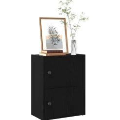 Boekenkast 40x24x52 cm bewerkt hout eikenkleurig>vidaXL Outlet