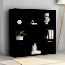 Boekenkast 98x30x98 cm bewerkt hout>vidaXL Clearance