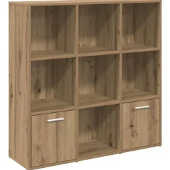 Boekenkast 98x29x97,5 cm bewerkt hout artisanaal eikenkleur>vidaXL Best
