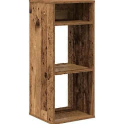 Boekenkasten & Wandplanken*vidaXL Boekenkast 34x31x80 cm bewerkt hout kleurig Oud hout