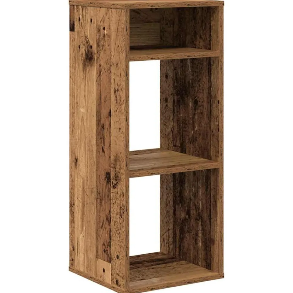 Boekenkasten & Wandplanken*vidaXL Boekenkast 34x31x80 cm bewerkt hout kleurig Oud hout