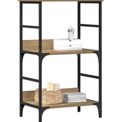 Boekenkast 50x33x82 cm bewerkt hout><noscript><img width=