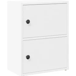 Boekenkasten & Wandplanken*vidaXL Boekenkast 40x24x52 cm bewerkt hout Wit