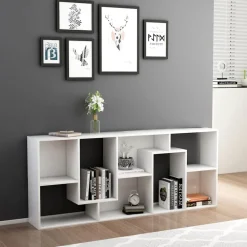 Boekenkasten & Wandplanken*vidaXL Boekenkast 67x24x161 cm bewerkt hout Wit