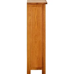 Boekenkasten & Wandplanken*vidaXL Boekenkast 45x22,5x82 cm massief eikenhout
