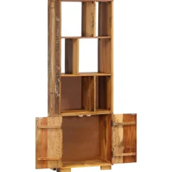 Boekenkasten & Wandplanken*vidaXL Boekenkast 60x35x180 cm massief gerecycled hout Multikleur