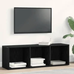 Boekenkasten & Wandplanken*vidaXL Boekenkast 36x30x114 cm Bewerkt Hout Zwart eiken