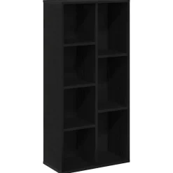 Boekenkasten & Wandplanken*vidaXL Boekenkast 50 x 25 x 102 cm Zwart eiken