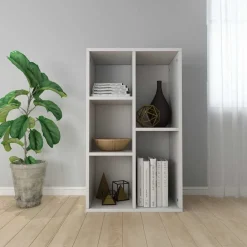 Boekenkasten & Wandplanken*vidaXL Boekenkast/dressoir 50x25x80 cm bewerkt hout Wit