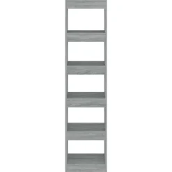 Boekenkast/kamerscherm 40x30x166 cm eikenkleurig><noscript><img width=