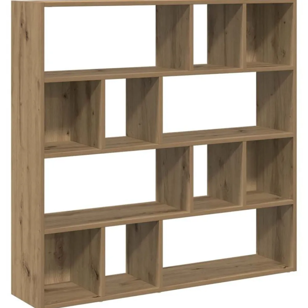 Boekenkast/kamerscherm 105x24x102 cm artisanaal eikenkleur>vidaXL Sale