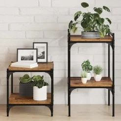 Boekenplank Bord 4 pcs Bruin 40 x 40 x 1,5 cm Bewerkt hout><noscript><img width=
