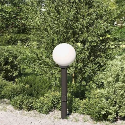 Verlichting*vidaXL Bolderarmatuur met stopcontact 80 cm Zwart IP44