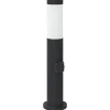 Verlichting*vidaXL Bolderarmatuur met stopcontact 50 cm RVS IP44