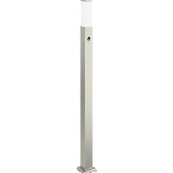 Verlichting*vidaXL Bolderverlichting met sensor 110 cm roestvrij staal IP44