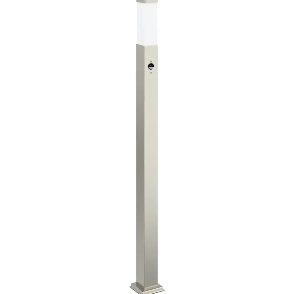 Verlichting*vidaXL Bolderverlichting met sensor 110 cm roestvrij staal IP44
