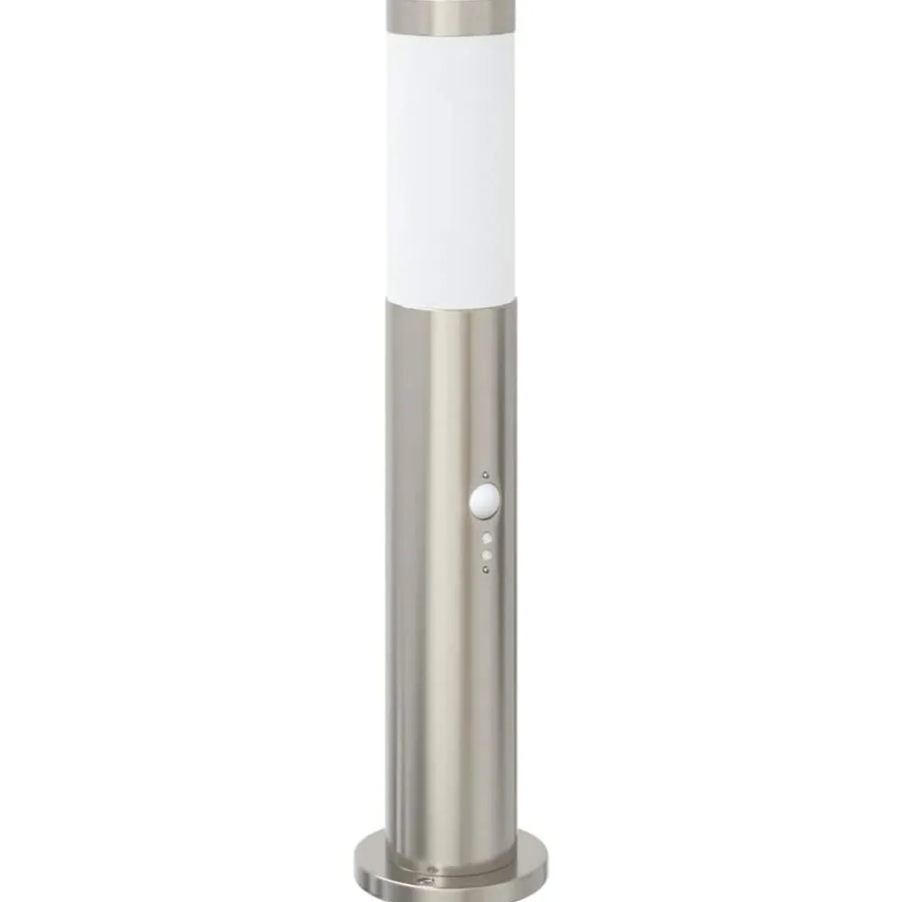 Verlichting*vidaXL Bolderverlichting met sensor 50 cm RVS IP44