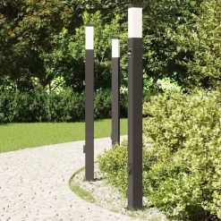 Bolderverlichting met sensor en stopcontact 3 stuks 110 cm zwart IP44><noscript><img width=
