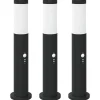 Bolderverlichting met sensor 3 stuks 50 cm RVS IP44>vidaXL Sale