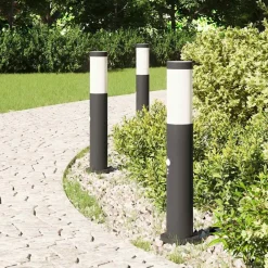 Bolderverlichting met sensor 3 stuks 50 cm RVS IP44><noscript><img width=