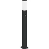 Verlichting*vidaXL Bolderverlichting met sensor 80 cm zwart IP44