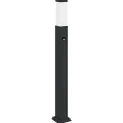 Verlichting*vidaXL Bolderverlichting met sensor 80 cm zwart IP44