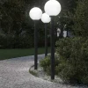 Verlichting*vidaXL Bolderverlichting met sensor 3 stuks 120 cm Zwart IP44